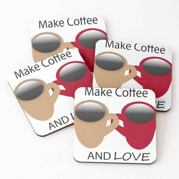 Item preview, Make Love and Coffee!! designed and sold by lilrealwil.