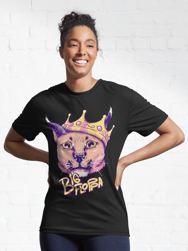 Da Big Floppa - New Rapper with King Crown | Floppa Cube Flop Flop Happy  Floppa Friday Drip | Fun | Original Art Pet Mat Bandana Cat | iPad Case 