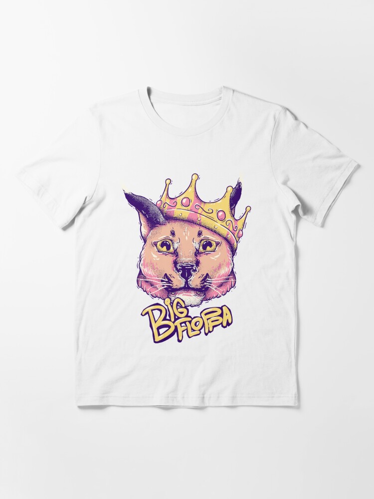 Da Big Floppa - New Rapper with King Crown, Floppa Cube Flop Flop Happy  Floppa Friday Drip, Fun, Original Art Pet Mat Bandana Cat Art Print for  Sale by Any Color Designs
