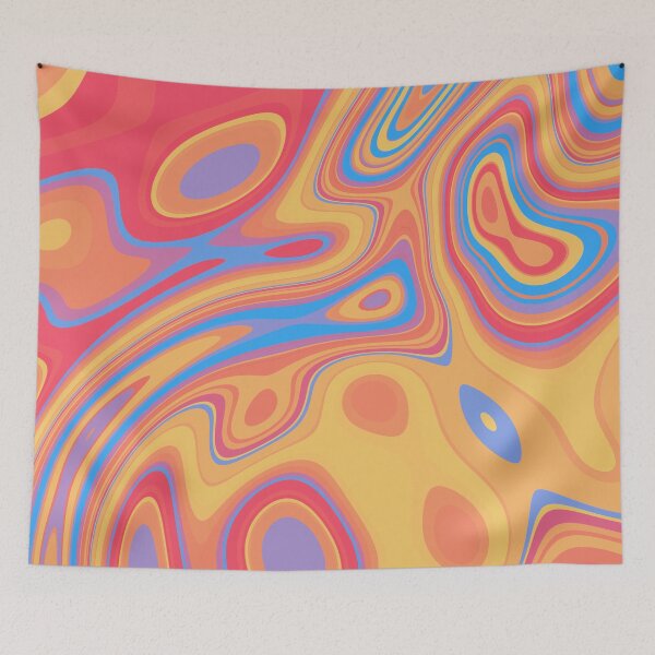 Item preview, spilled colours on canvas designed and sold by Thecolorschemer.