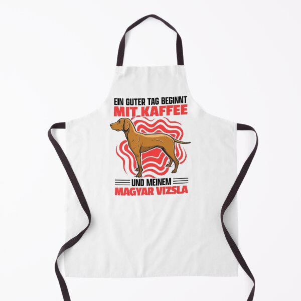 Item preview, Magyar Vizsla and coffee pointing dog saying designed and sold by madgrfx.