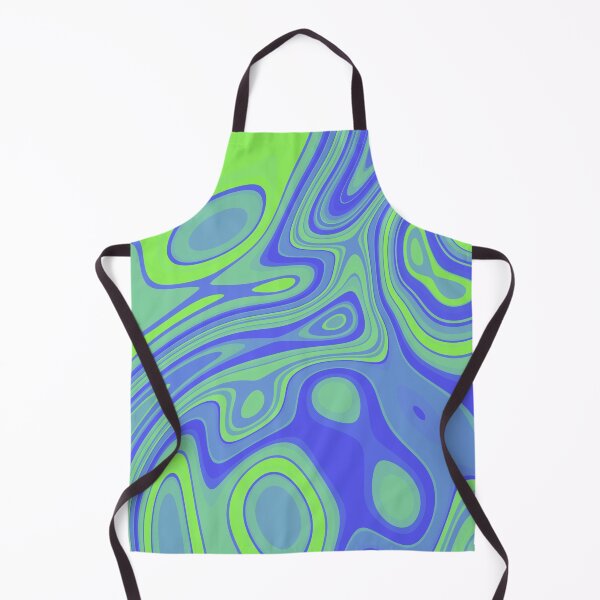 Item preview, ACrylic pour abstract green blue designed and sold by Thecolorschemer.