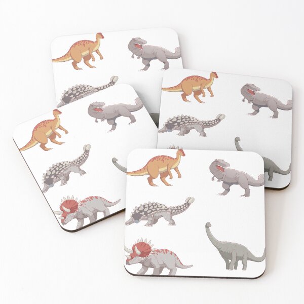 Item preview, dinosaurs sticker pack of 5 designed and sold by mikrocosmox.