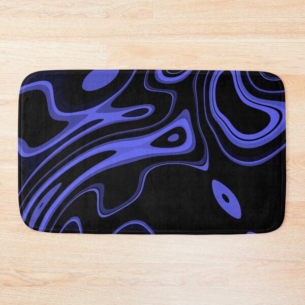 Item preview, Blue acrylic pour minimal designed and sold by Thecolorschemer.