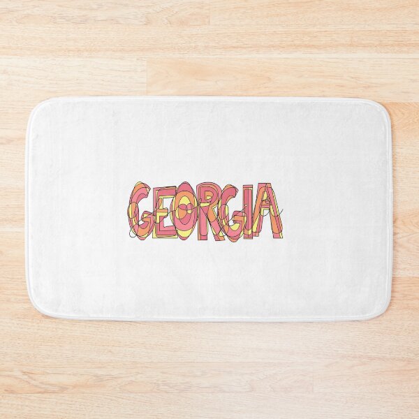 Item preview, Peach Georgia Word Doodle designed and sold by klaireep.
