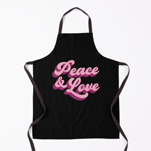 Item preview, Peace & Love Text (on black) designed and sold by STUDIO-72.
