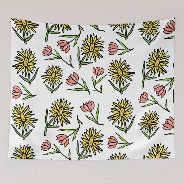 Item preview, Tulips and Sunflowers illustration designed and sold by valdegilde.