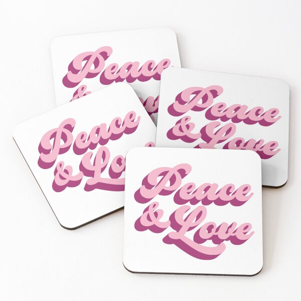 Item preview, Peace & Love Text (on white) designed and sold by STUDIO-72.