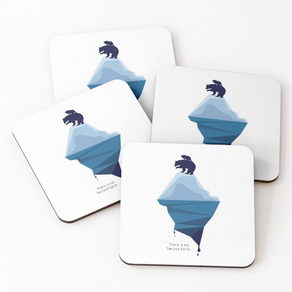 Item preview, polar bear, melting glaciers, earthday,saveearth,eco,ecofriedly designed and sold by challengecafe.