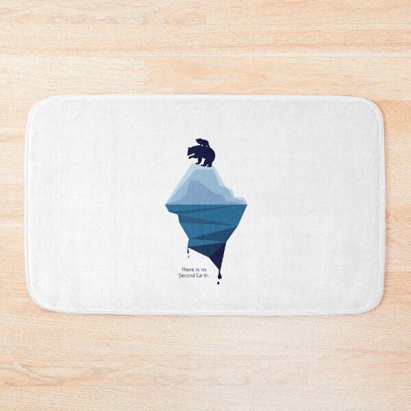 Item preview, polar bear, melting glaciers, earthday,saveearth,eco,ecofriedly designed and sold by challengecafe.