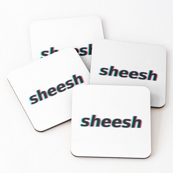 Item preview, sheesh funny lame genz quote glitch style  designed and sold by mikrocosmox.