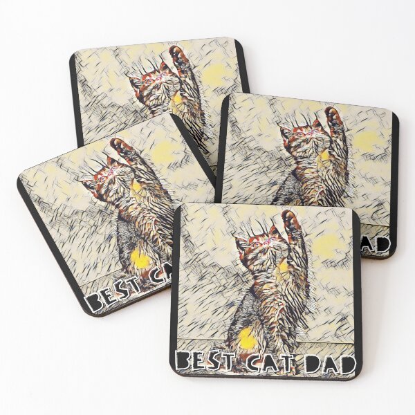 Item preview, Cat Daddy - Colorful design designed and sold by Vibing-Right.