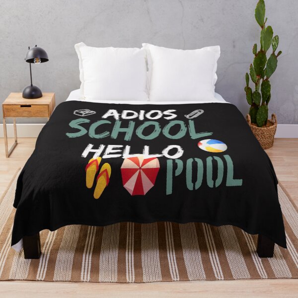 Item preview, Adios School Hello Pool Summer funny gift pool For Teachers Students designed and sold by AlexyArtDesign.
