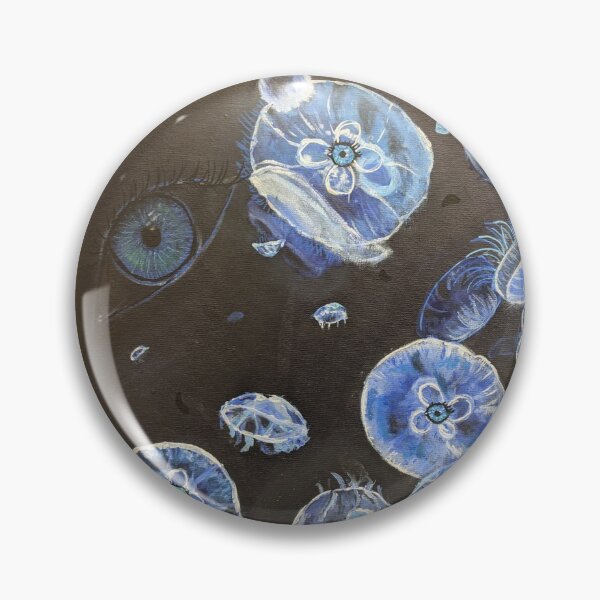 Item preview, Swarm of Moon Jellyfish designed and sold by KawPrints.