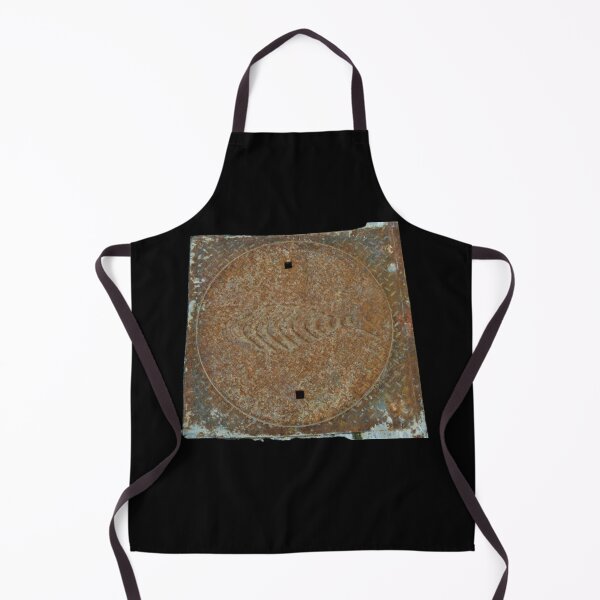 Item preview, Fish Steel Iron Manhole Cover Industrial Photo designed and sold by H3designs.