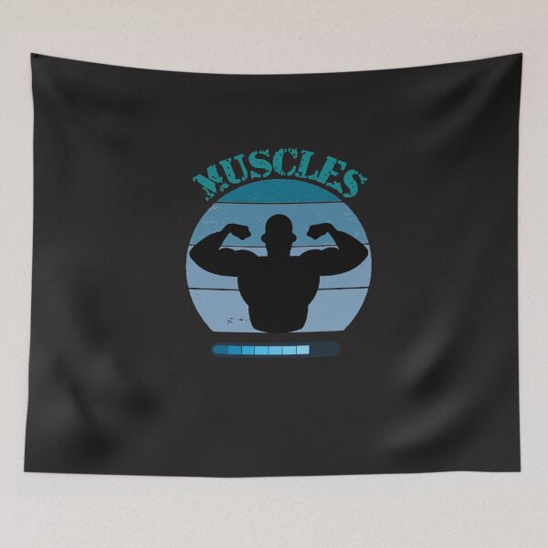 Item preview, Funny Retro Sunset Bodybuilding - Muscles loading designed and sold by laiwole.