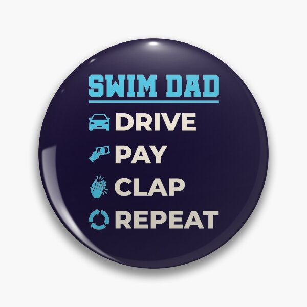 Aperçu de l'œuvre Swim Dad Drive Pay Clap Répéter créée et vendue par jaygo.