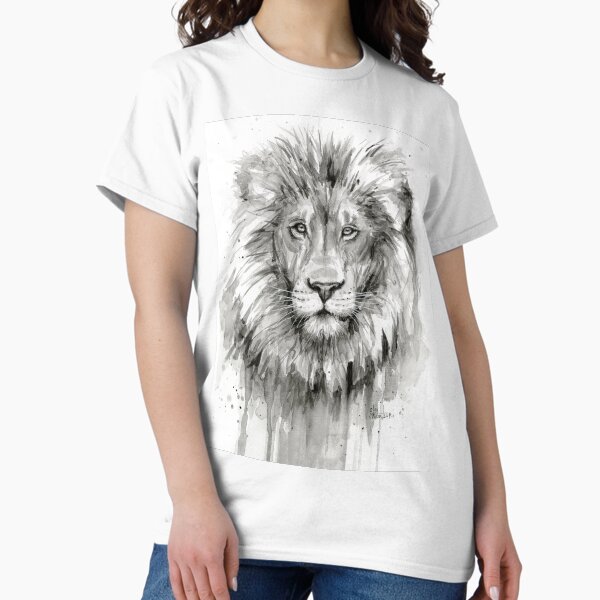 Item preview, Lion Watercolor Painting designed and sold by Olga Shvartsur.