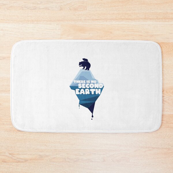 Item preview, polar bear2, melting glaciers, earthday,saveearth,eco,ecofriedly designed and sold by challengecafe.