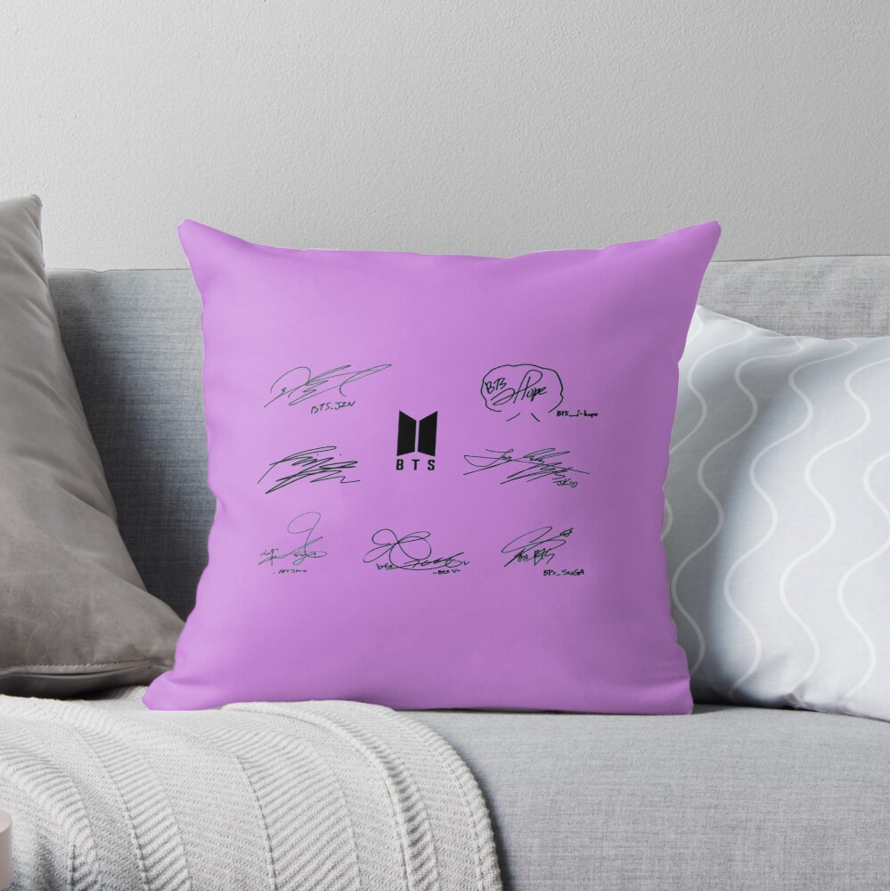 BTS Pillow You've Got Me I've Got You Decorate Pillow Case BTS Decor V –  Covert Fandom