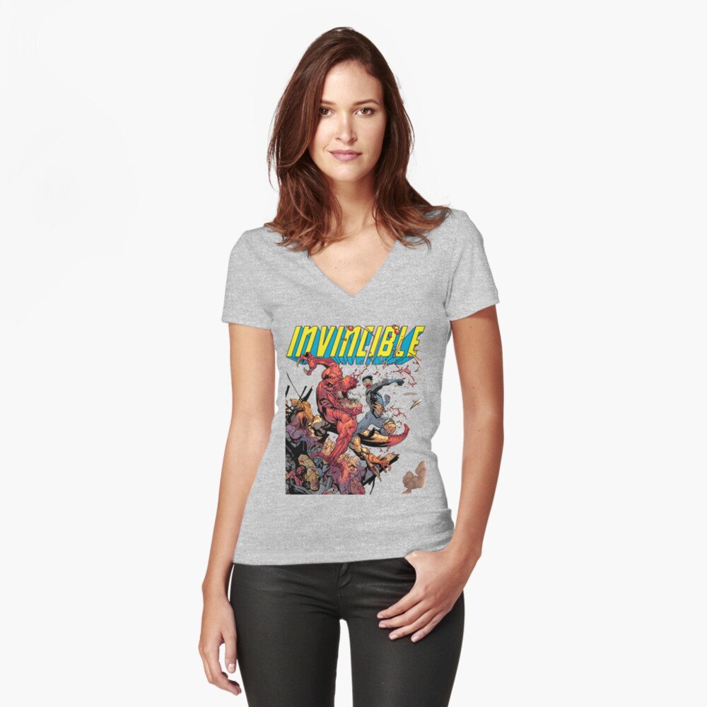 Item preview, Fitted V-Neck T-Shirt designed and sold by yasmineclark.