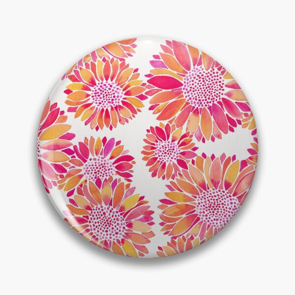 Item preview, Sunflower Blooms – Pink designed and sold by Cat Coquillette.