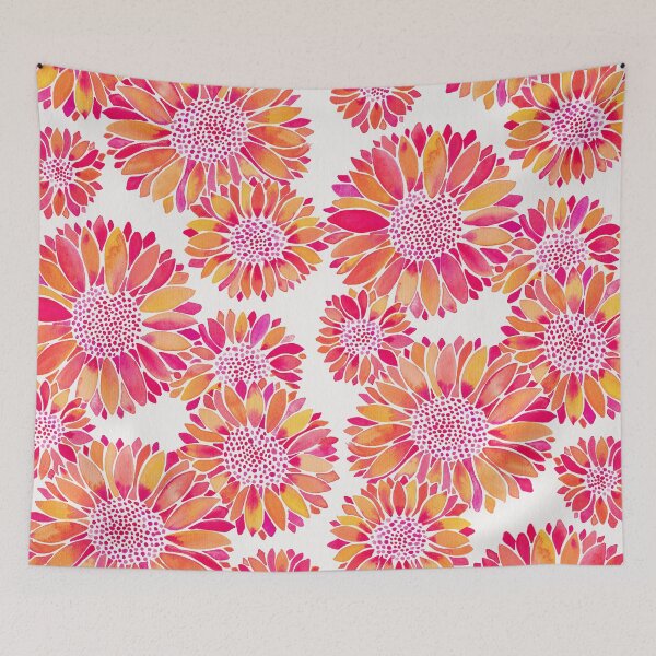 Item preview, Sunflower Blooms – Pink designed and sold by Cat Coquillette.