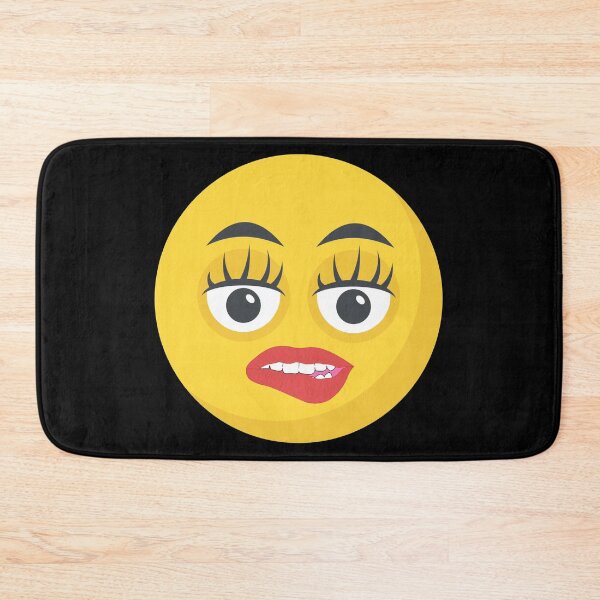 Item preview, Biting lip emoji designed and sold by PincGeneral.