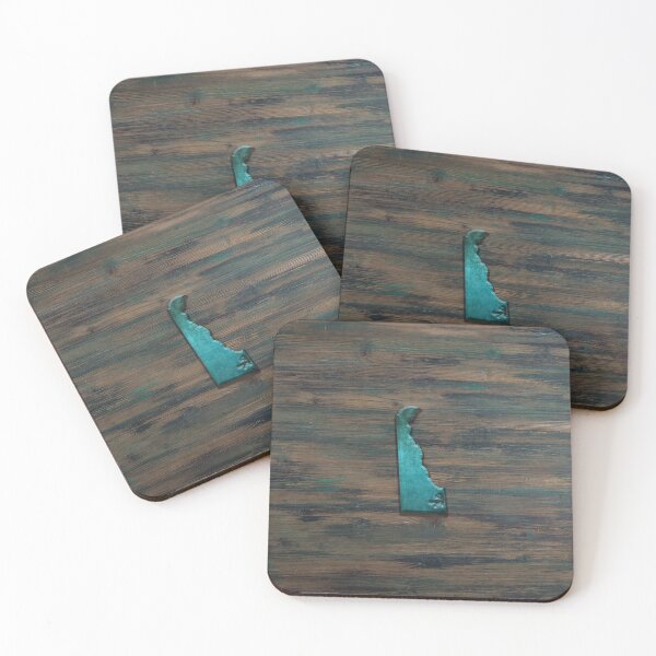 Item preview, Delaware State Shape Teal designed and sold by Jared Davies.