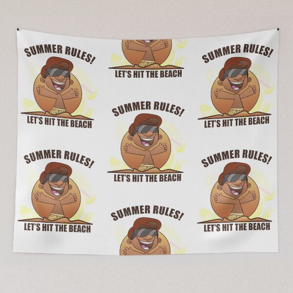 Item preview, Summer Rules Beach designed and sold by MoonsmileProd.