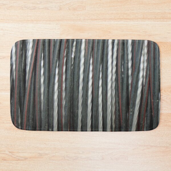 Item preview, Steel Cable Abstract Photo Fabric Pattern designed and sold by H3designs.