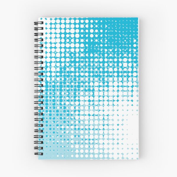 Item preview, Blue and white dotted halftone pattern designed and sold by BLMcreations.