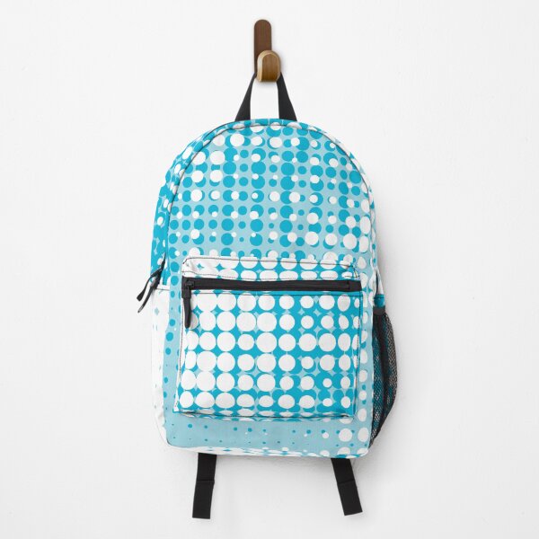 Item preview, Blue and white dotted halftone pattern designed and sold by BLMcreations.