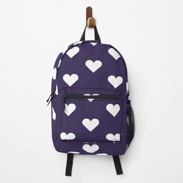 Item preview, Medium WHITE and NAVY BLUE LOVE HEARTS designed and sold by RachelMacht.