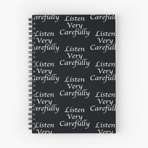 Item preview, Listen very carefully designed and sold by ClaraMargarita.
