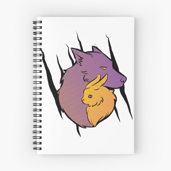 Item preview, Wolf and rabbit designed and sold by edithbdraw.