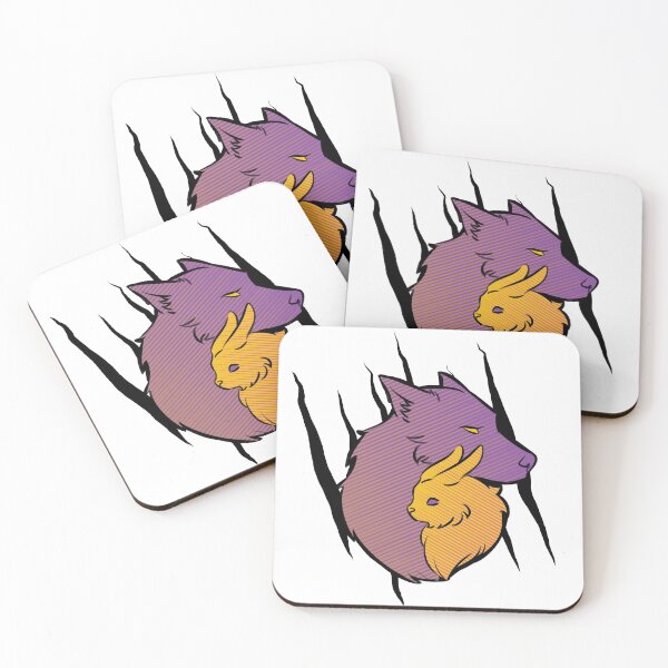 Item preview, Wolf and rabbit designed and sold by edithbdraw.