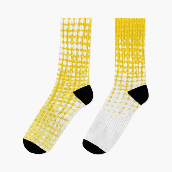 Item preview, Yellow and white dotted halftone pattern designed and sold by BLMcreations.