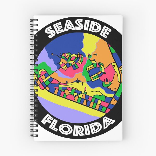 Item preview, Seaside, FL Mapa colorido designed and sold by John Mashburn.