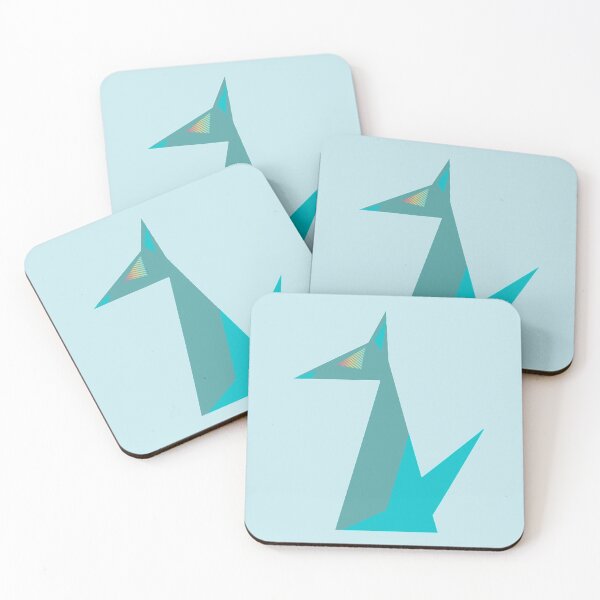 Item preview, Dobermann Dog Teal Turquoise Vector Pale Blue Background designed and sold by H3designs.