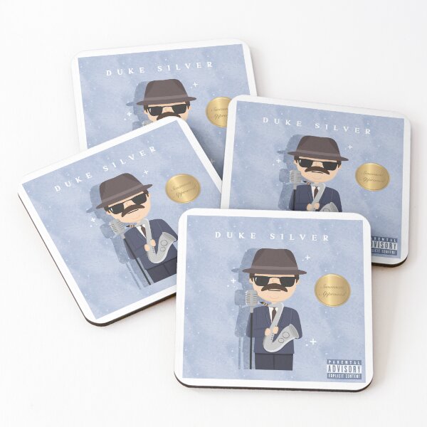 Item preview, Parks and Rec Duke Silver Album Cover designed and sold by cutermelon.