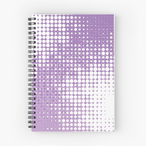 Item preview, Purple and white dotted halftone pattern designed and sold by BLMcreations.