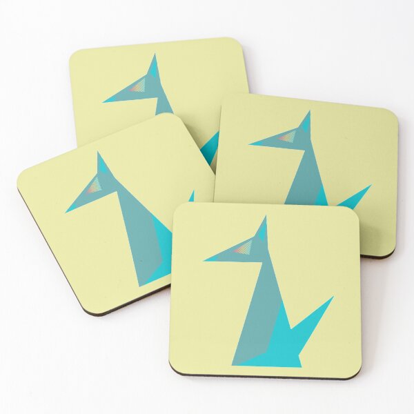 Item preview, Dobermann Dog Teal Turquoise Vector Pale Yellow Background designed and sold by H3designs.