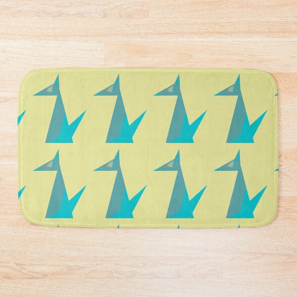 Item preview, Dobermann Dog Teal Turquoise Vector Pale Yellow Background designed and sold by H3designs.