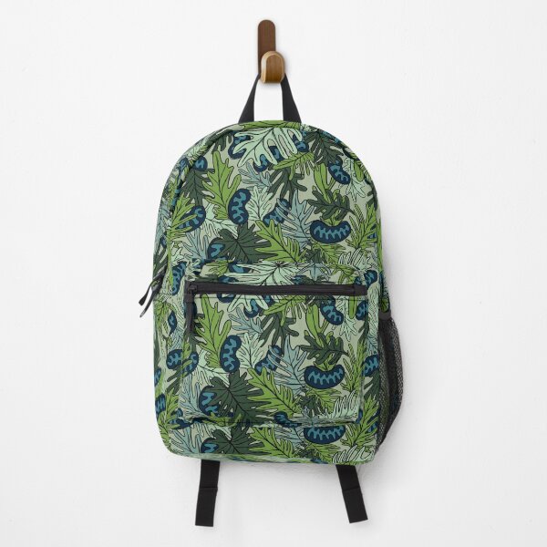 Item preview, Mitochondria Jungle on Light Green designed and sold by Hodgepodge Bricolage.