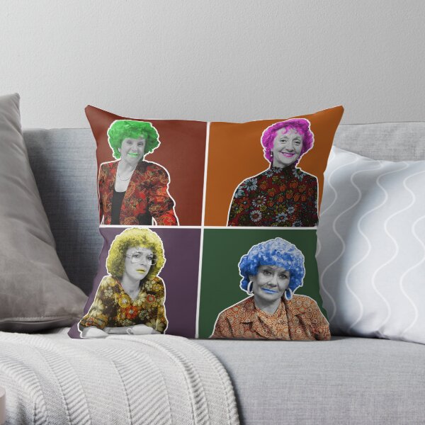All the Corrie Ladies 2 Throw Pillow