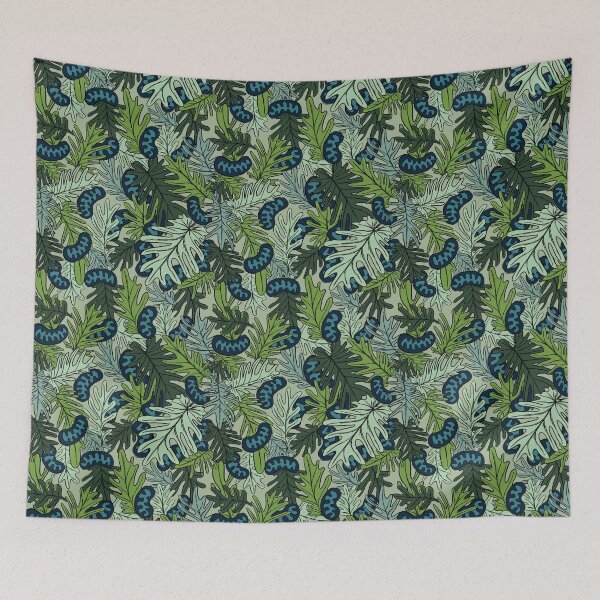 Item preview, Mitochondria Jungle on Light Green designed and sold by Hodgepodge Bricolage.