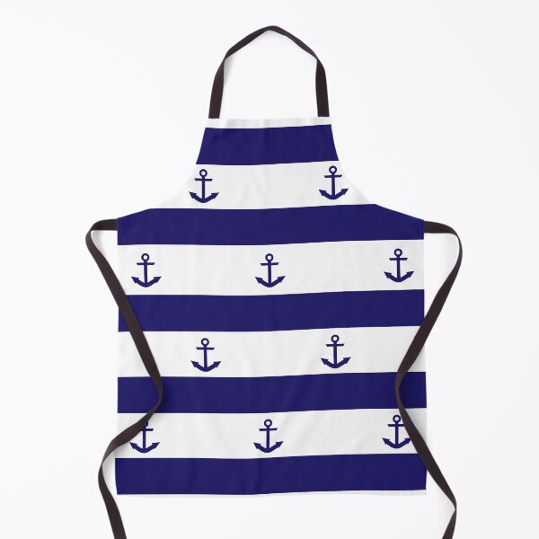 Item preview, Navy Blue Stripes and Anchors 2 designed and sold by Orchyd.