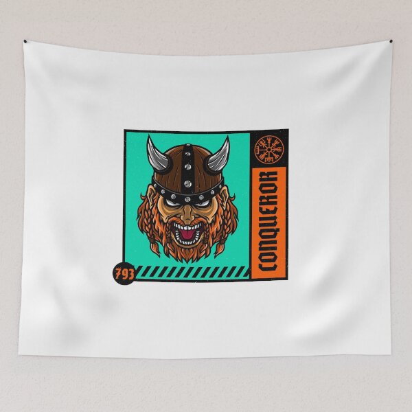 Item preview, Cartoon Viking -Conquer Vegvisir designed and sold by NoelNimmad.