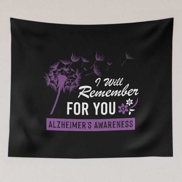 Item preview, I WILL REMEMBER FOR YOU ALZHEIMER'S AWARENESS COLLECTION designed and sold by JRM Tees & More Store.